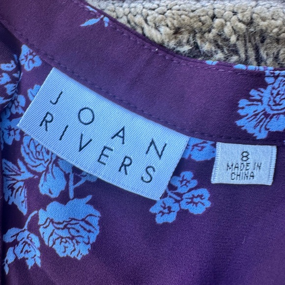 🎉5 for $45🎉 Joan Rivers top blouse shirt size 8 - Picture 6 of 7